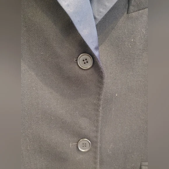 Smythe Stitched Cuff Two Tone Wool Blazer Size 6 - Picture 10 of 10